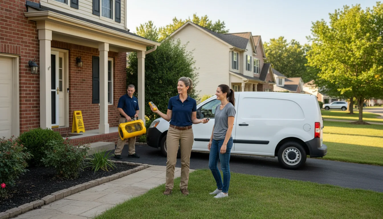 Water restoration image for Mildew Remediation in Howard, OH